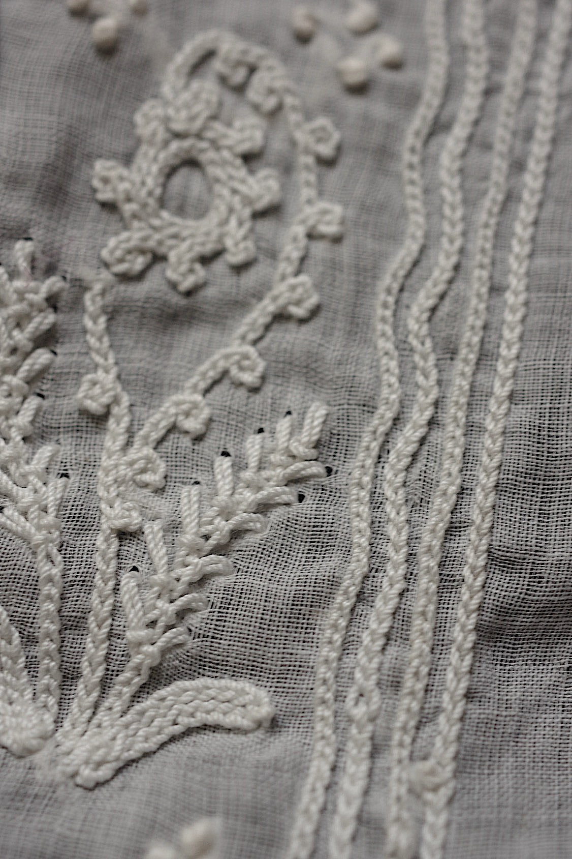 アンティークレース dentelle antique lace 刺繍ハギレ