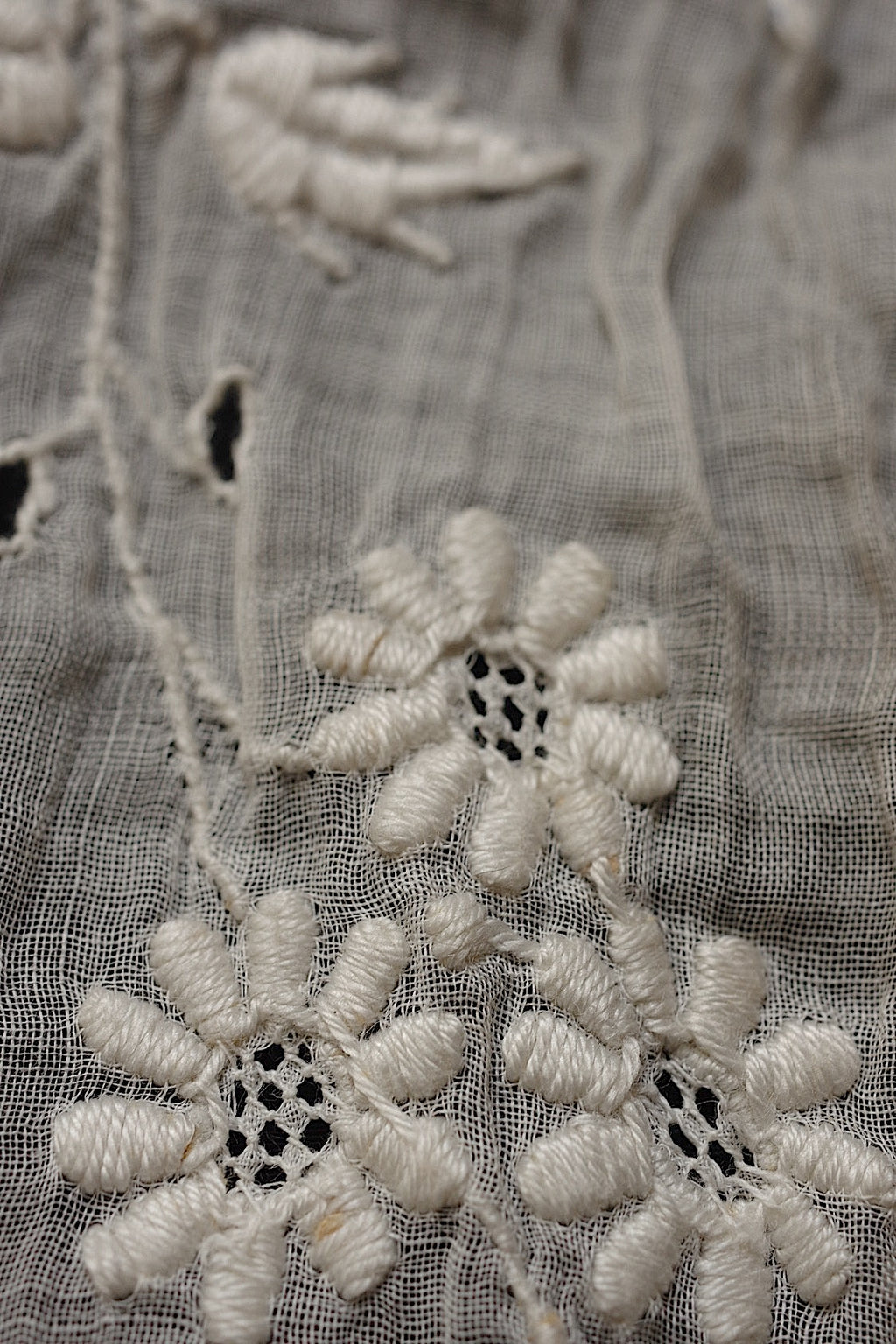 アンティークレース dentelle antique lace 刺繍ハギレ