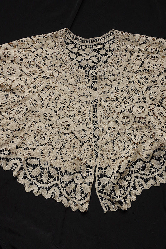 Antique lace dentelle antique lace collar