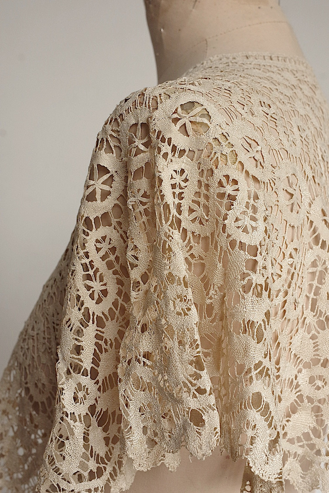 Antique lace dentelle antique lace collar