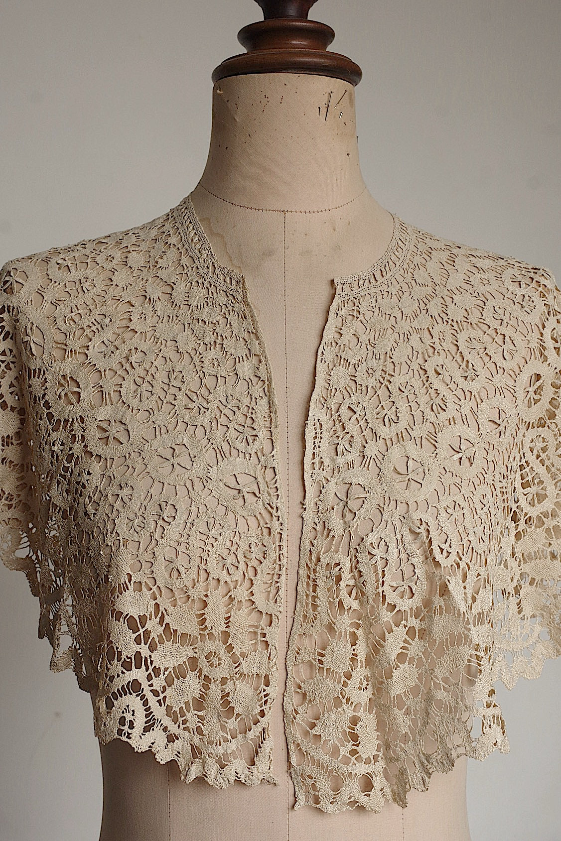 アンティークレース dentelle antique lace  襟