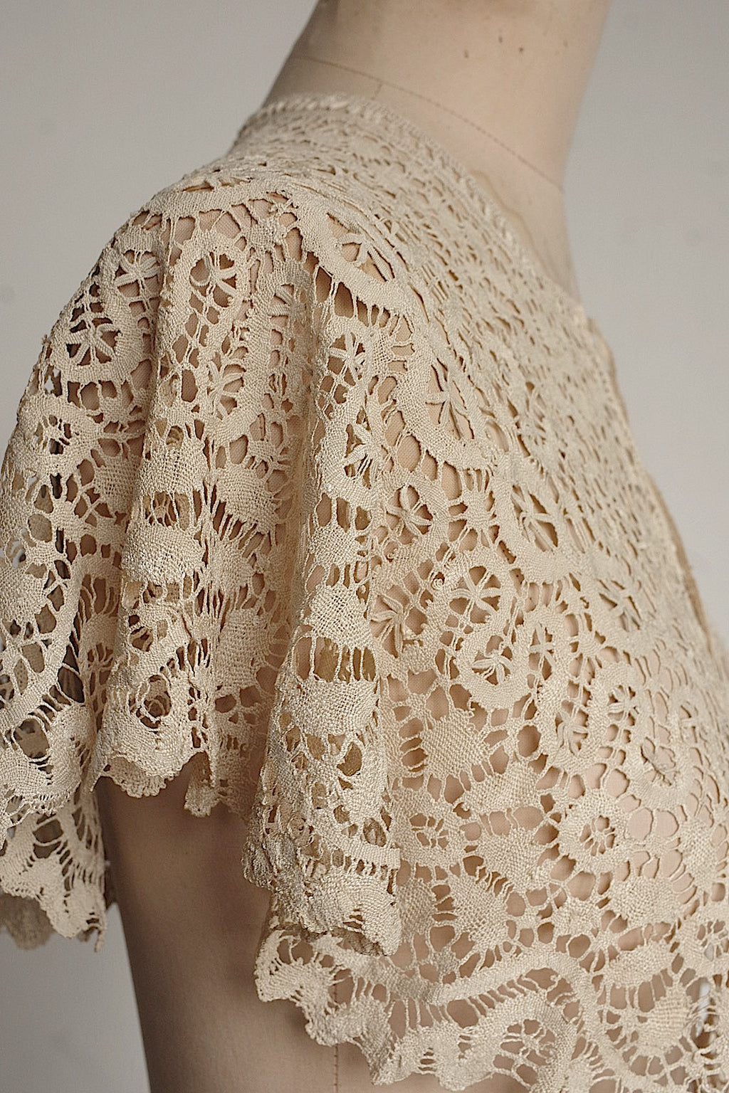アンティークレース dentelle antique lace  襟