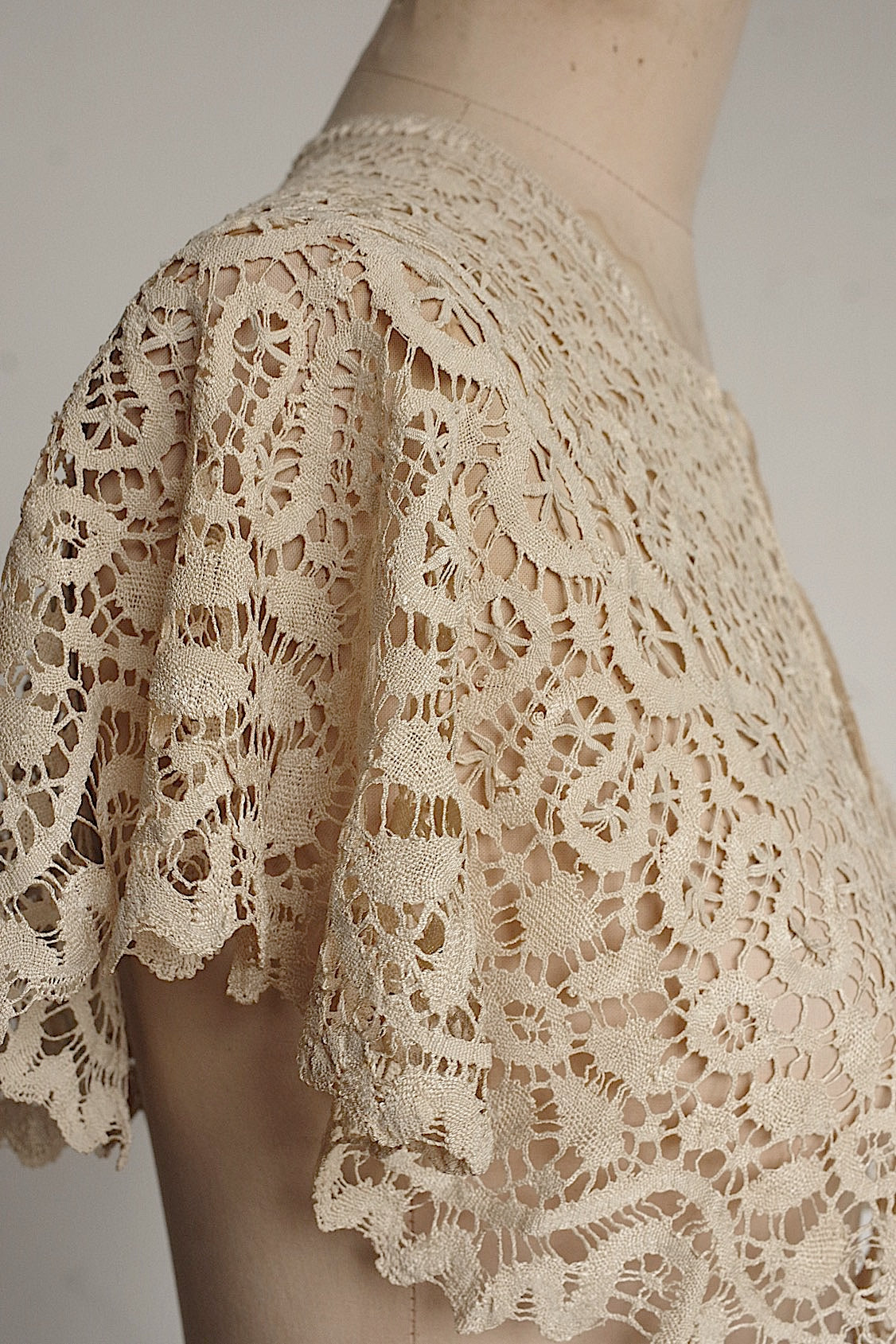 アンティークレース dentelle antique lace  襟