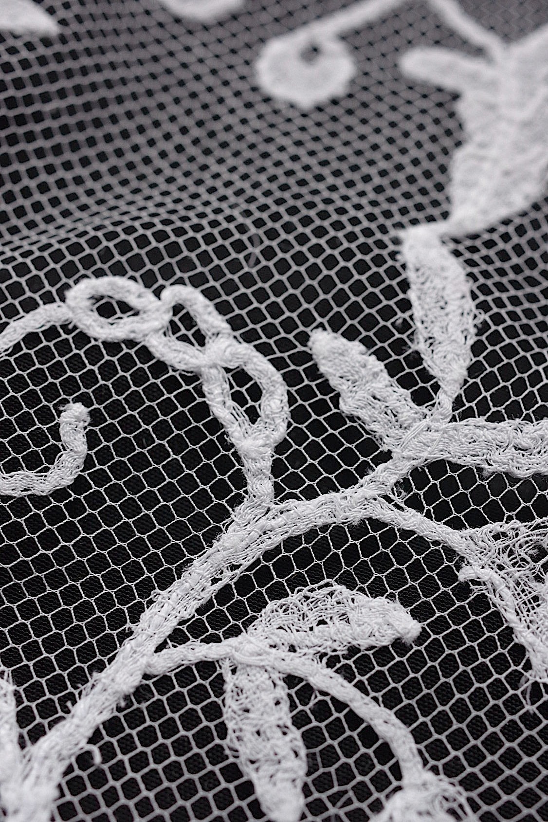 アンティークレース dentelle antique lace 130cm