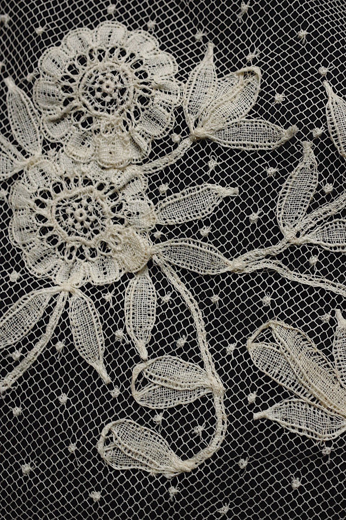 アンティークレース dentelle antique lace チュールハギレ