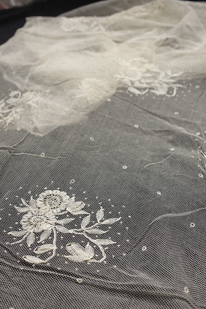 アンティークレース dentelle antique lace チュールハギレ