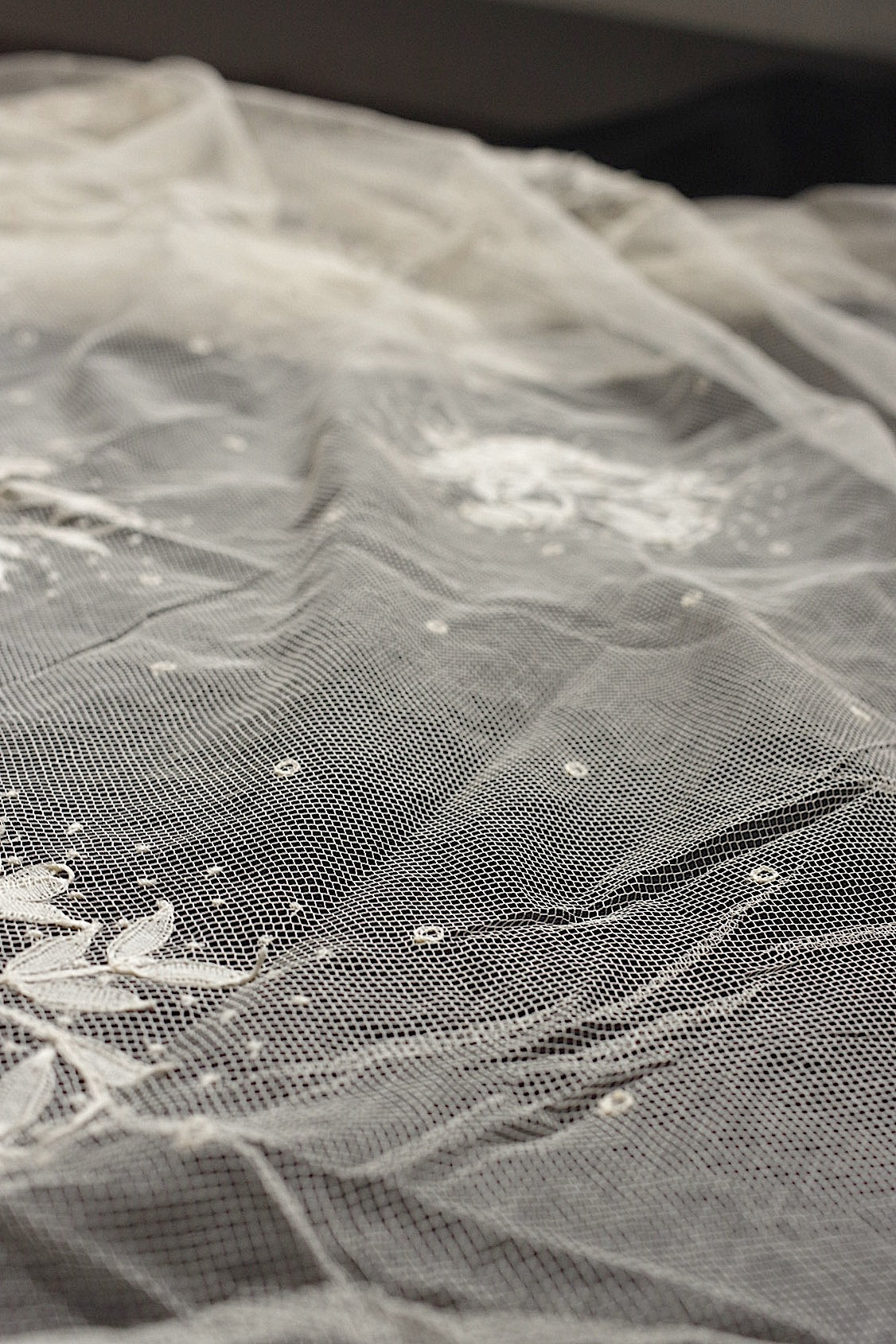 アンティークレース dentelle antique lace チュールハギレ