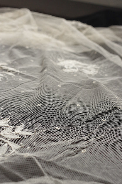 アンティークレース dentelle antique lace チュールハギレ