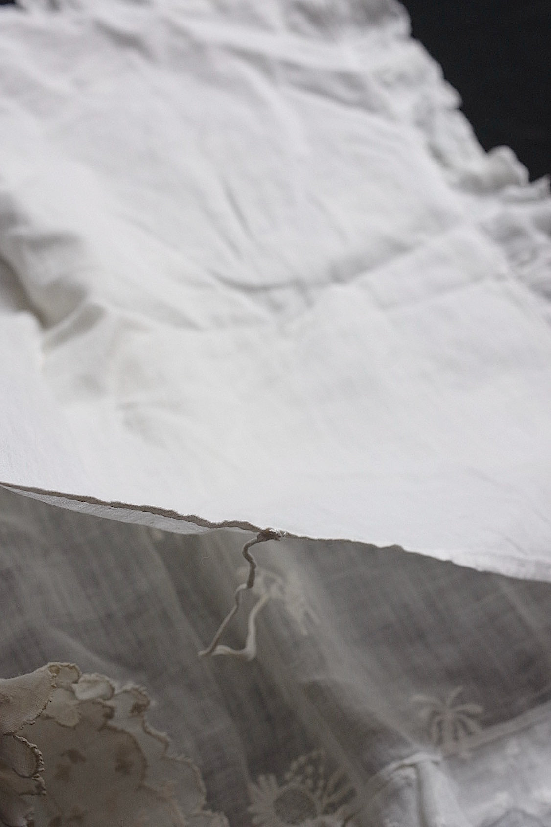 アンティークレース dentelle antique lace　クッションカバー２種