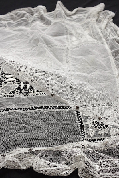 アンティークレース dentelle antique lace　クッションカバー２種