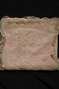 Antique lace dentelle antique lace handkerchief cushion