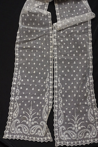 Antique lace dentelle antique lace 2 types of lappets