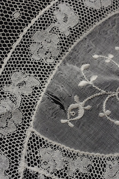 Antique lace dentelle antique lace doily 2 types