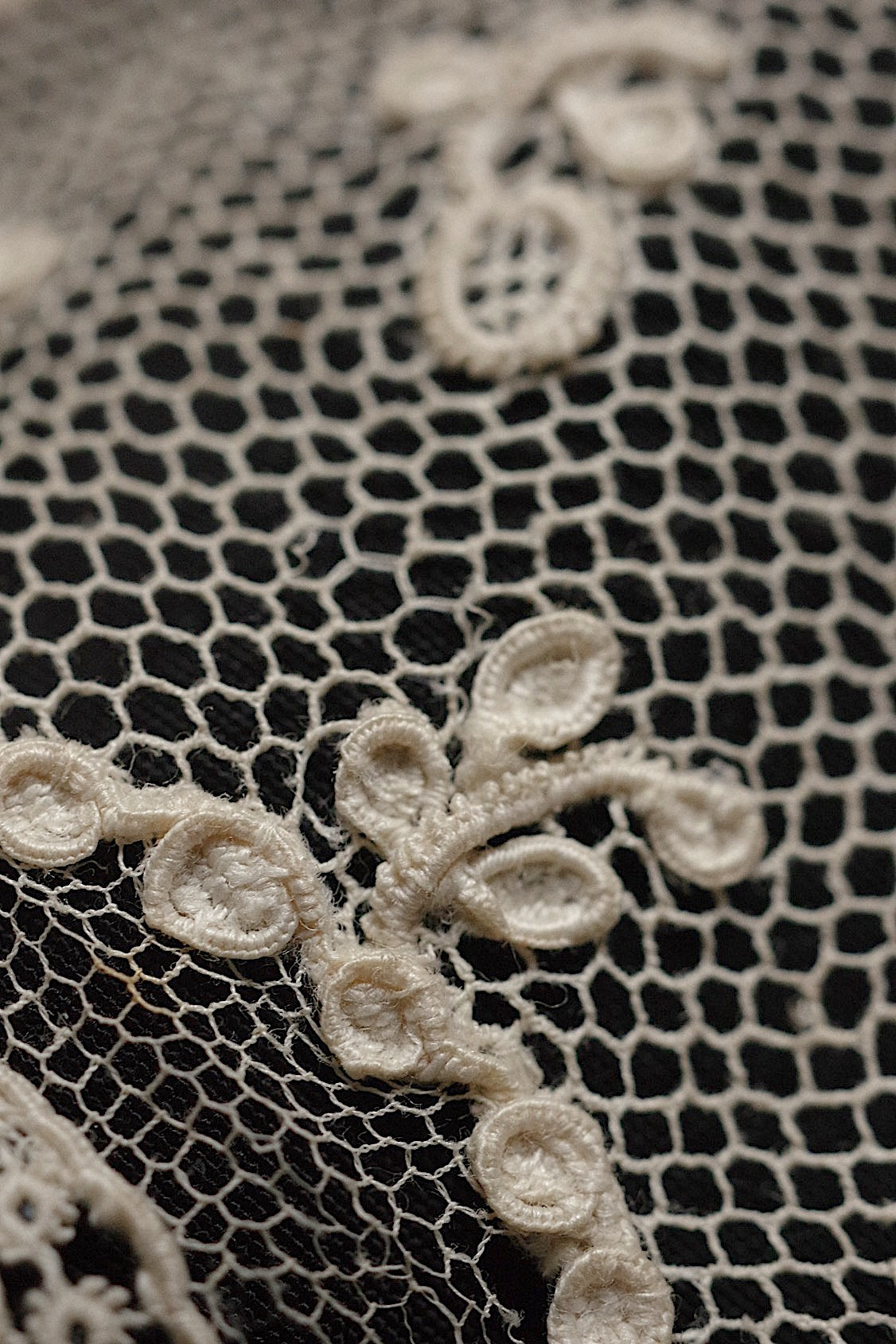 アンティークレース dentelle antique lace　アランソンハギレなど