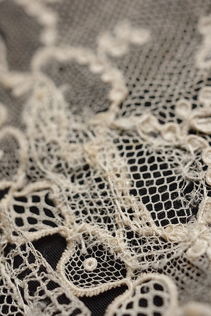 アンティークレース dentelle antique lace　アランソンハギレなど