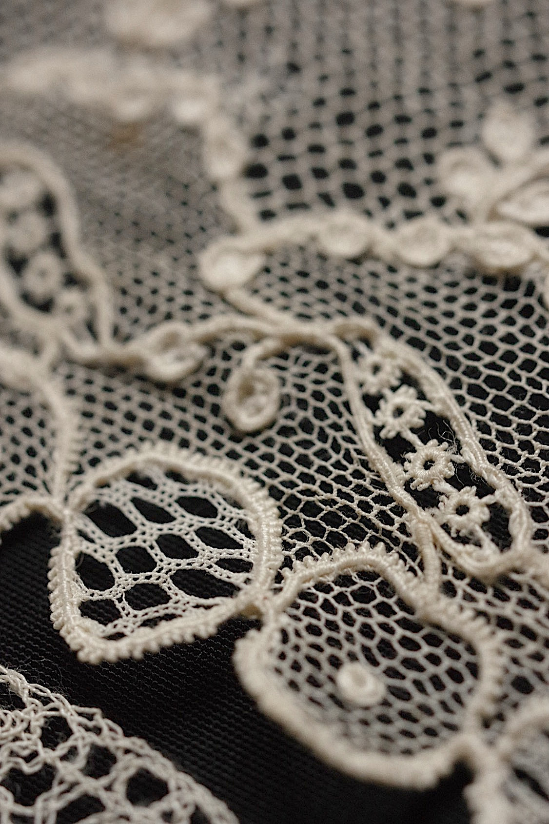 アンティークレース dentelle antique lace　アランソンハギレなど