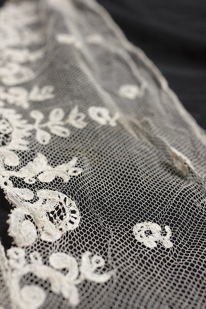 アンティークレース dentelle antique lace　アランソンハギレなど