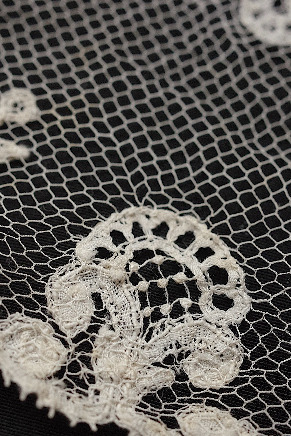 アンティークレース dentelle antique lace　アランソンハギレなど