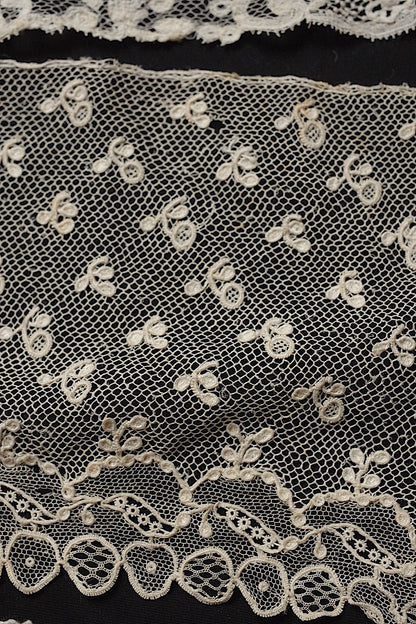 アンティークレース dentelle antique lace　アランソンハギレなど