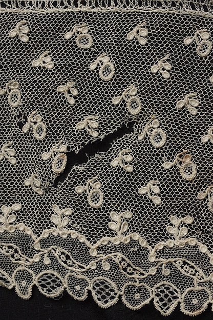 アンティークレース dentelle antique lace　アランソンハギレなど