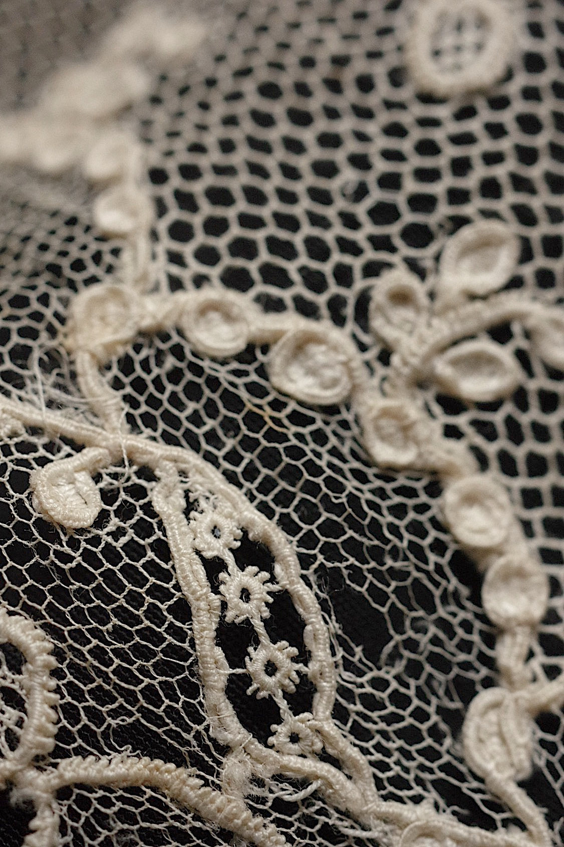 アンティークレース dentelle antique lace　アランソンハギレなど