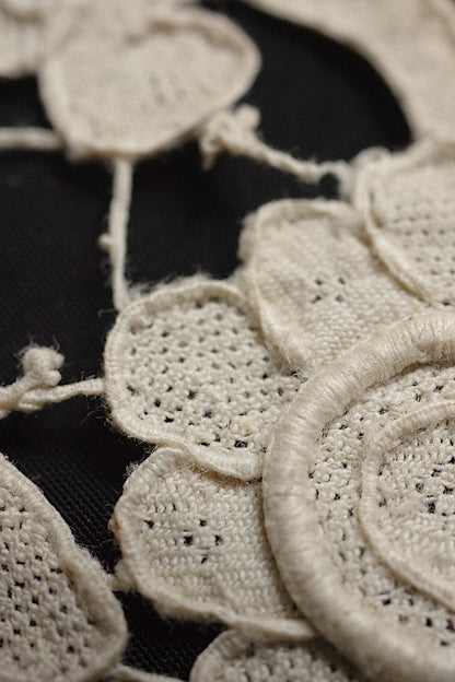 Antique lace, dentelle antique lace, 3 types including Italian lace