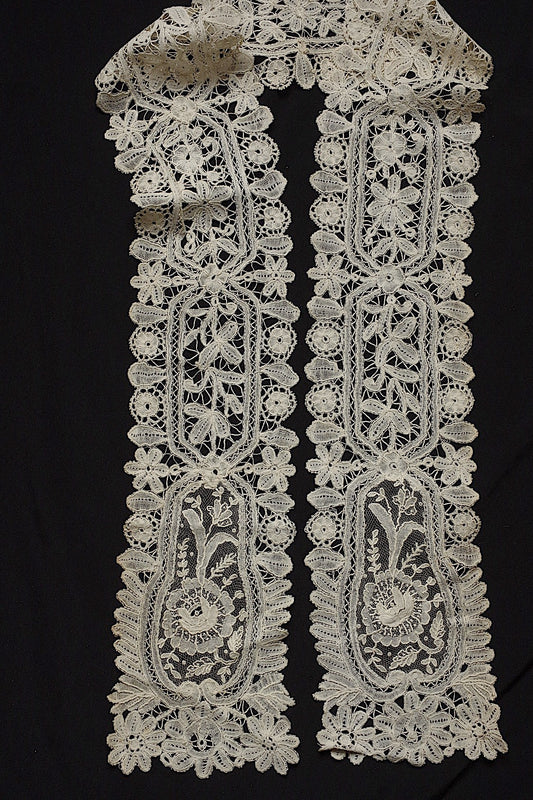 Antique lace dentelle antique lace Honiton Bruxels mix