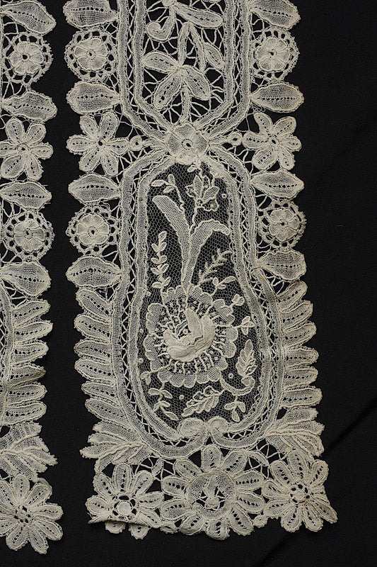 Antique lace dentelle antique lace Honiton Bruxels mix