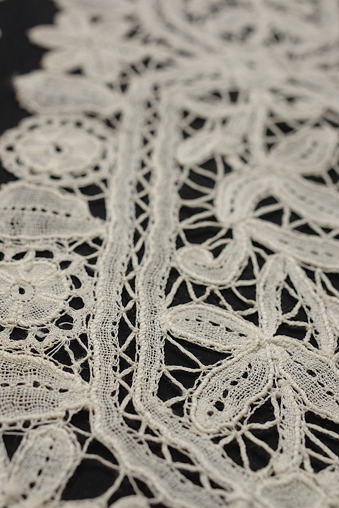 Antique lace dentelle antique lace Honiton Bruxels mix