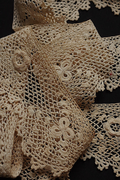 アンティークレース dentelle antique lace　クロシェ　313cm