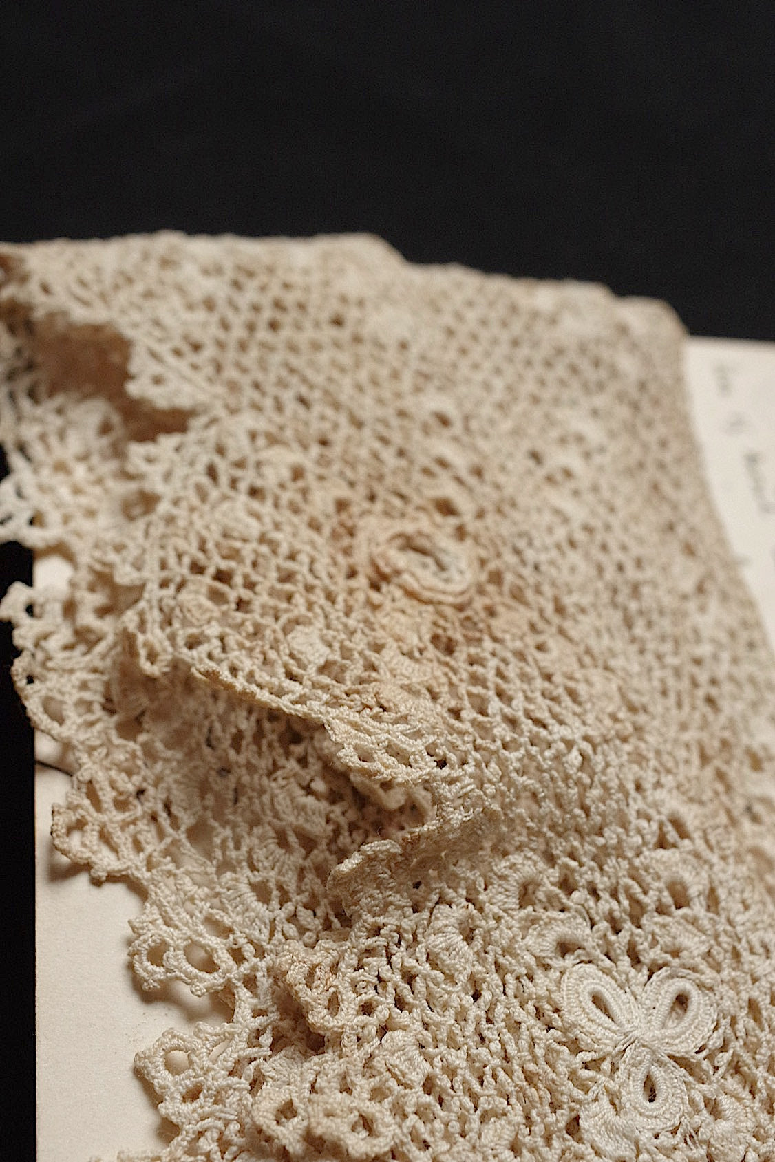 Antique lace dentelle antique lace crochet 313cm