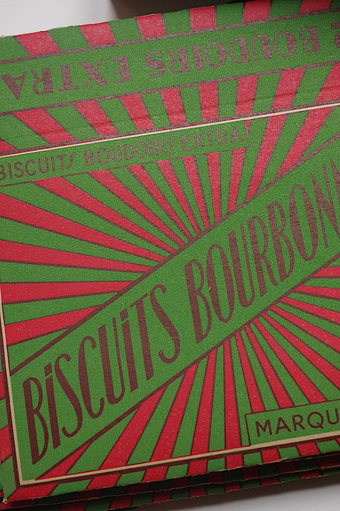 Vintage box for biscuits