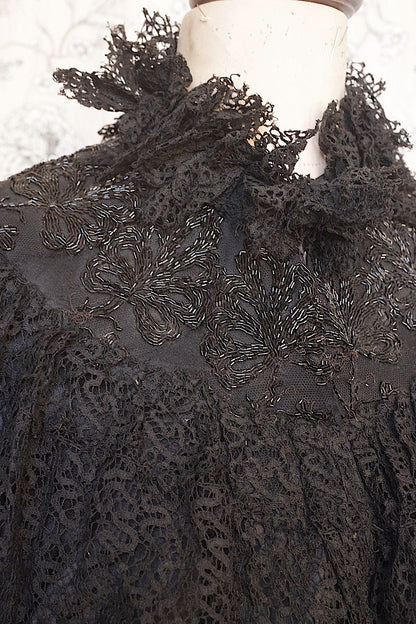 アンティークケープ vêtement antique タフタ