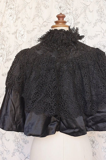 アンティークケープ vêtement antique タフタ