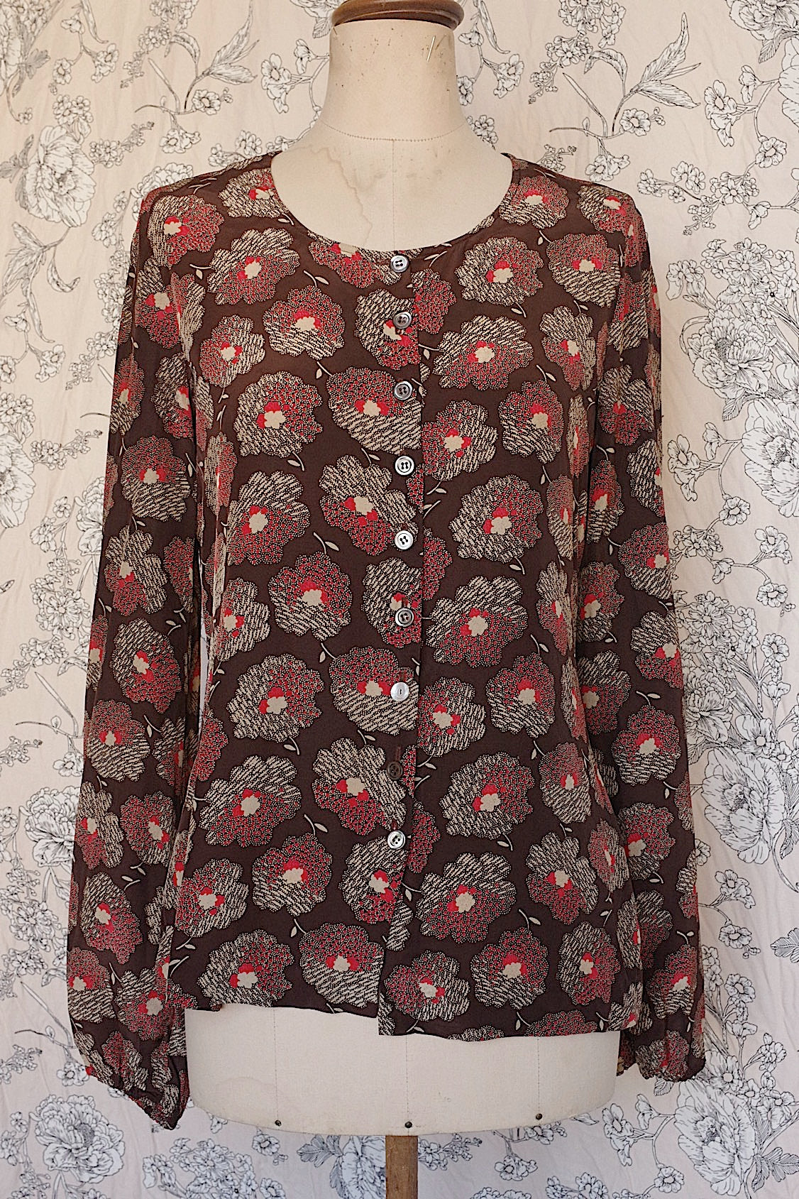 ヴィンテージブラウス vêtement vintage cacharel