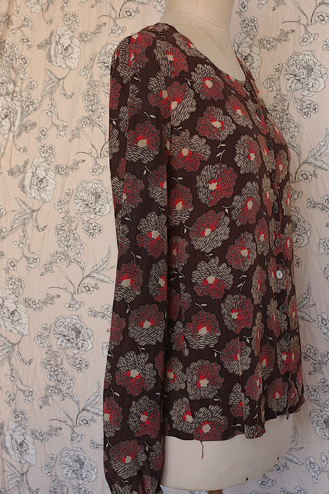 ヴィンテージブラウス vêtement vintage cacharel