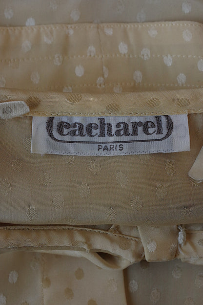 ヴィンテージブラウス vêtement vintage cacharel フリル襟