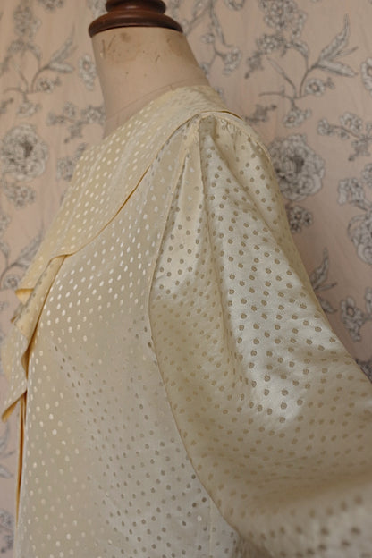 ヴィンテージブラウス vêtement vintage cacharel フリル襟