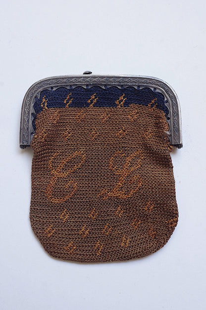 Antique coin case porte de monnaie antique