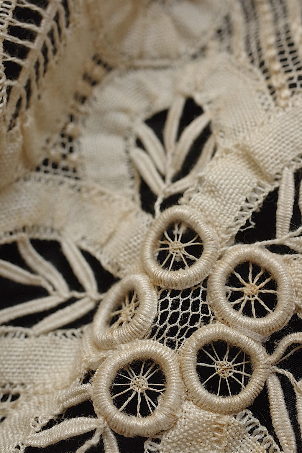 アンティークレース　dentelle ancienne bas d'aube