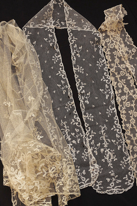 アンティークレース　dentelle ancienne アプリカッションアングレテール素材用