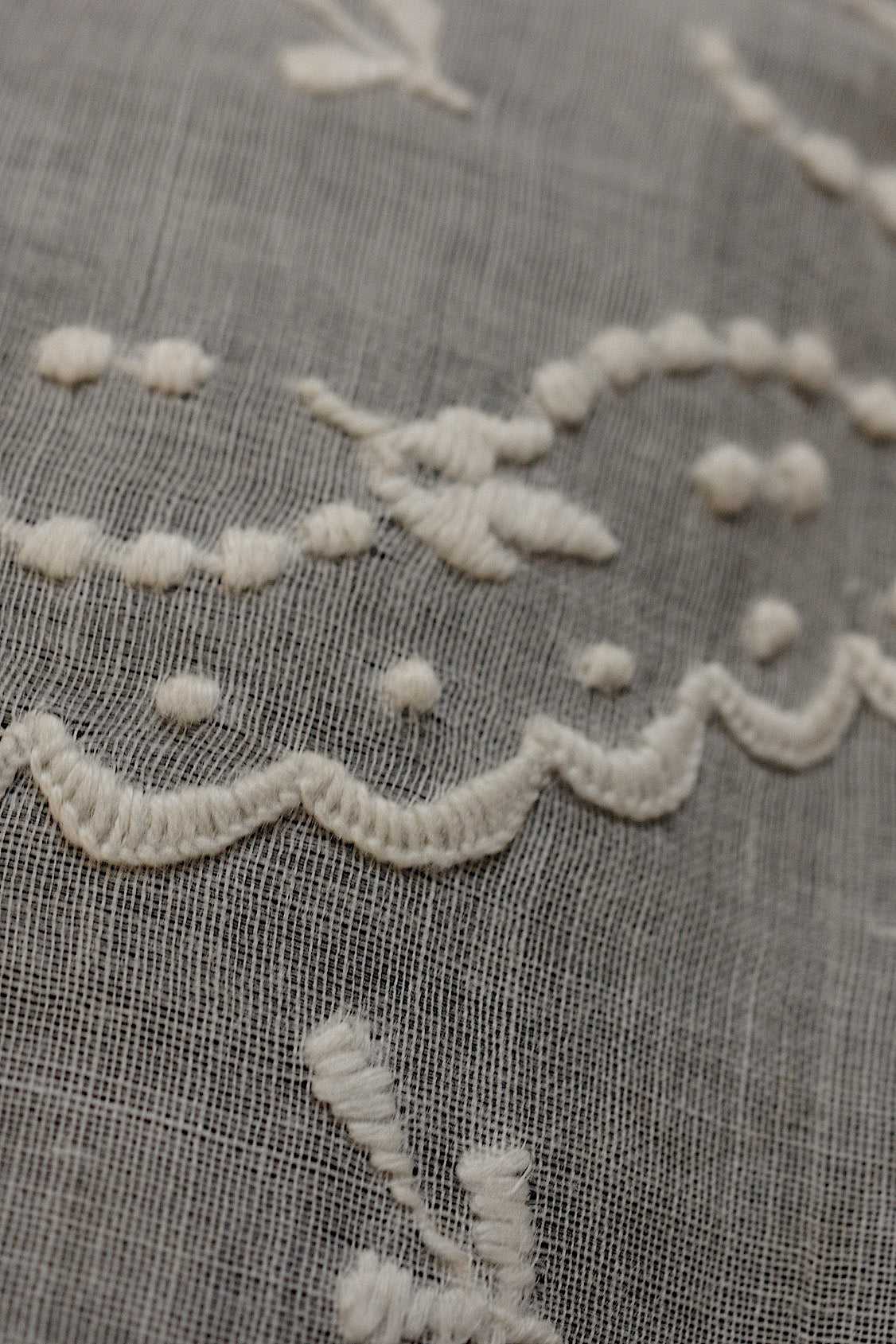 アンティークレース　dentelle ancienne 刺繍ハギレ