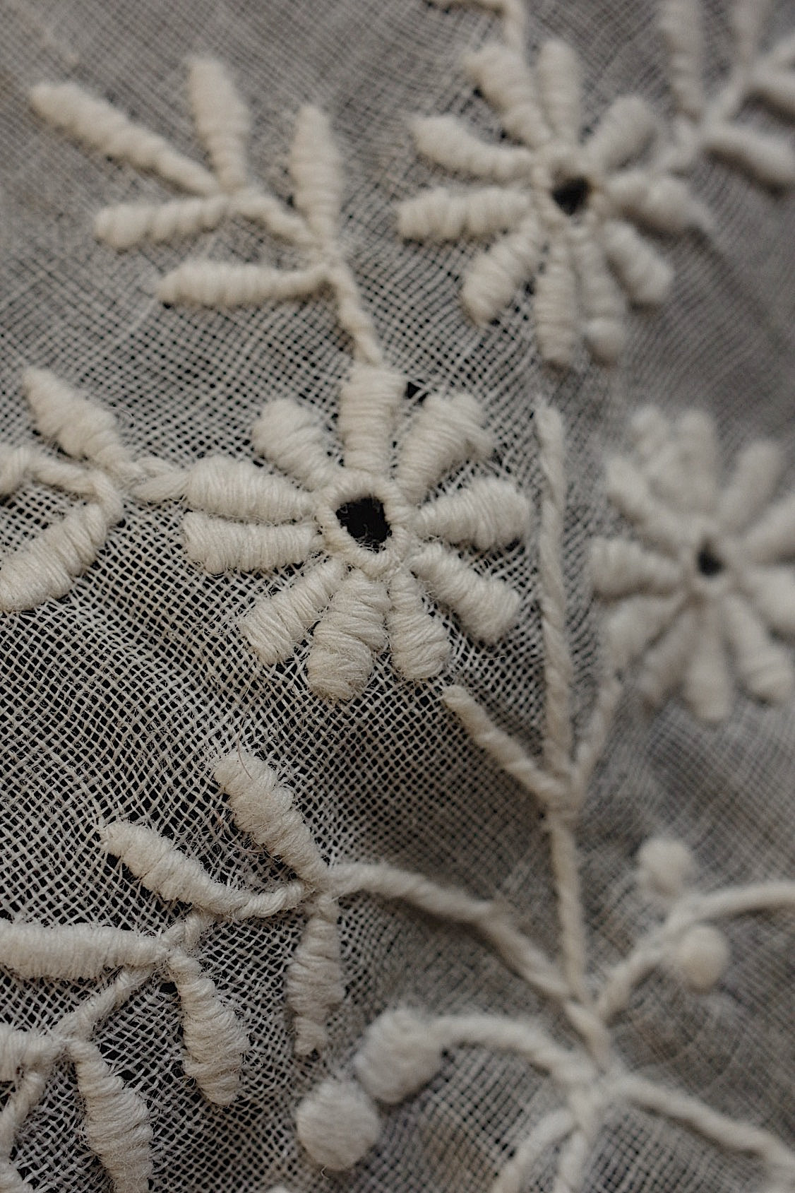 アンティークレース　dentelle ancienne 刺繍ハギレ