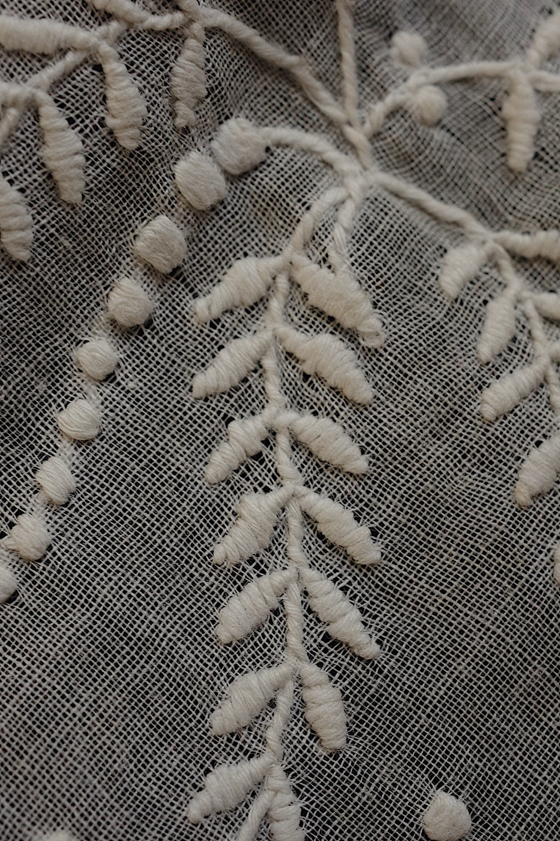 アンティークレース　dentelle ancienne 刺繍ハギレ