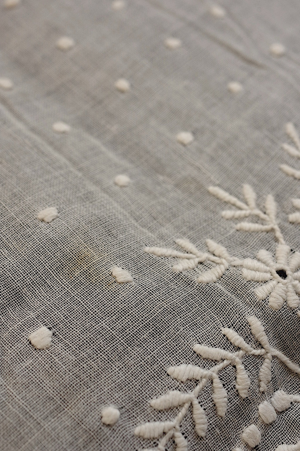 アンティークレース　dentelle ancienne 刺繍ハギレ