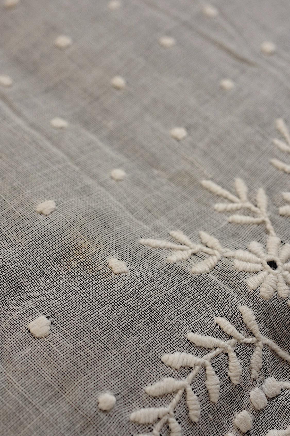 アンティークレース　dentelle ancienne 刺繍ハギレ