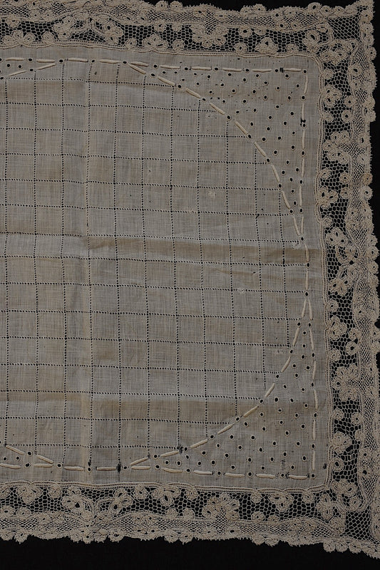 アンティークレース　dentelle ancienne 刺繍ハギレ