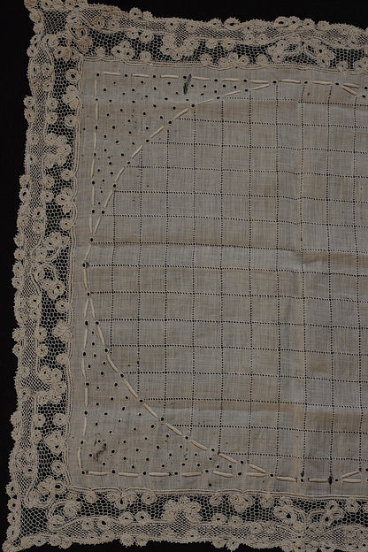 アンティークレース　dentelle ancienne 刺繍ハギレ