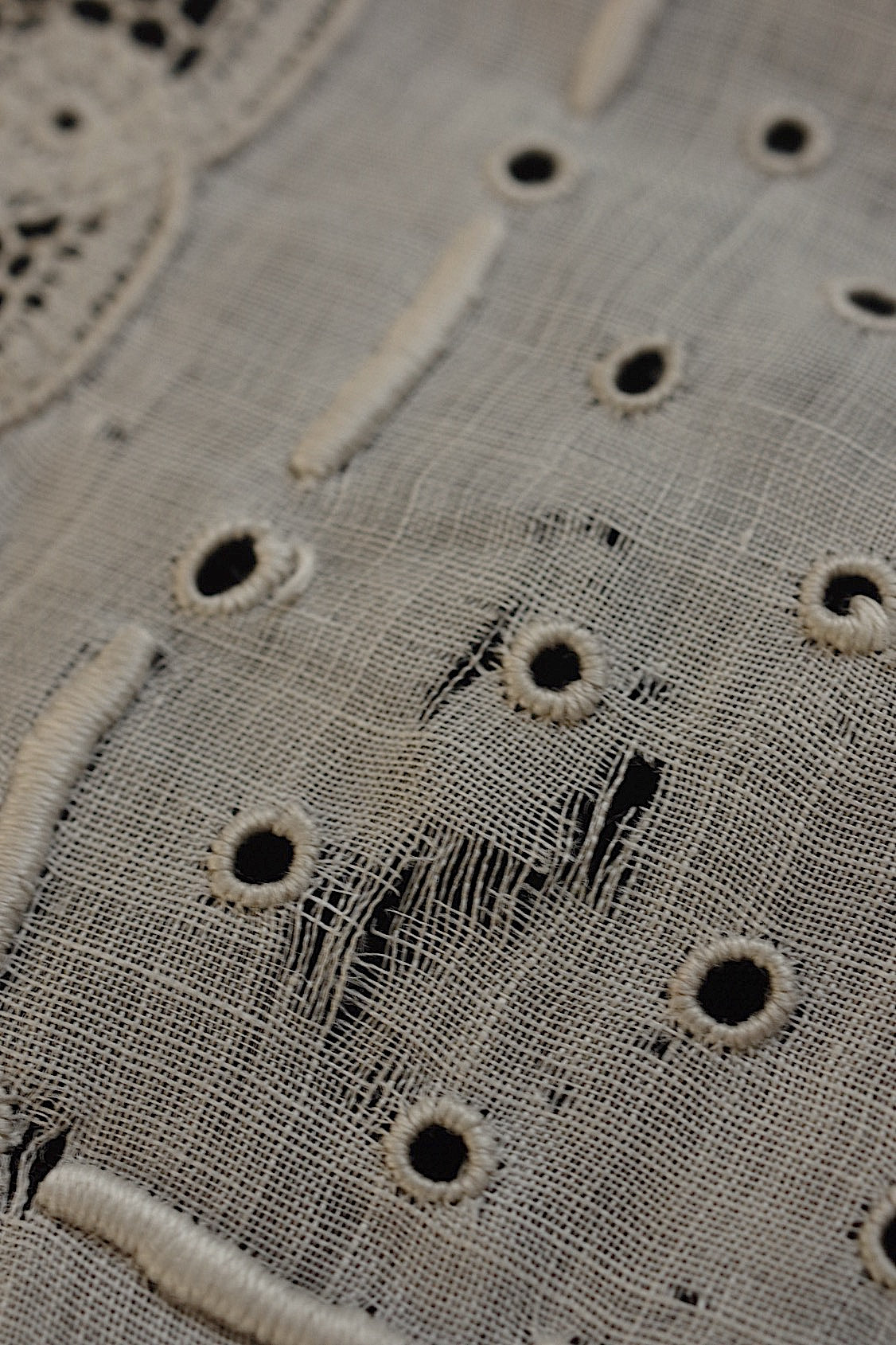 アンティークレース　dentelle ancienne 刺繍ハギレ