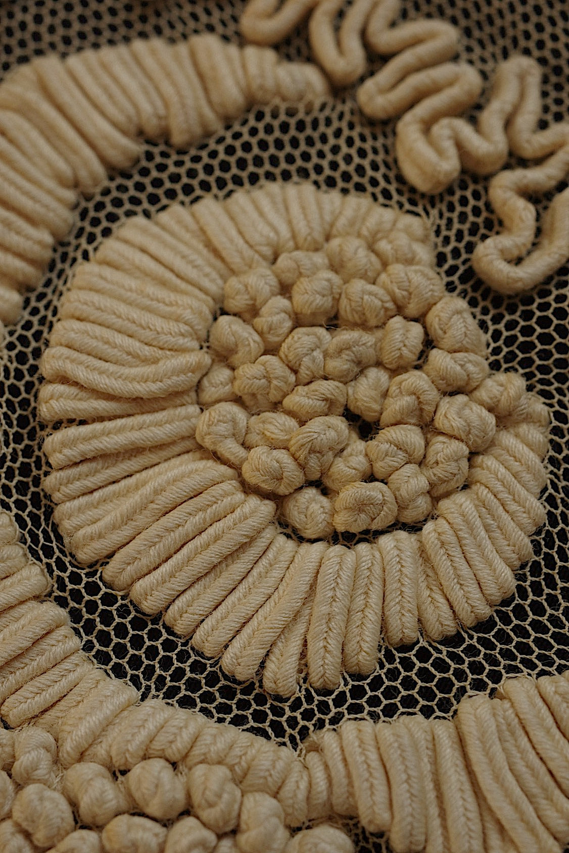 アンティークレース　dentelle ancienne ボネ、襟